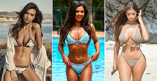 Háčkované plavky jsou opět v módě. Slavné krásky je milují