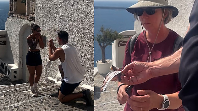 VIDEO: Připravil vysněnou scénu na žádost o ruku, zkazili mu ji kolemjdoucí turisté