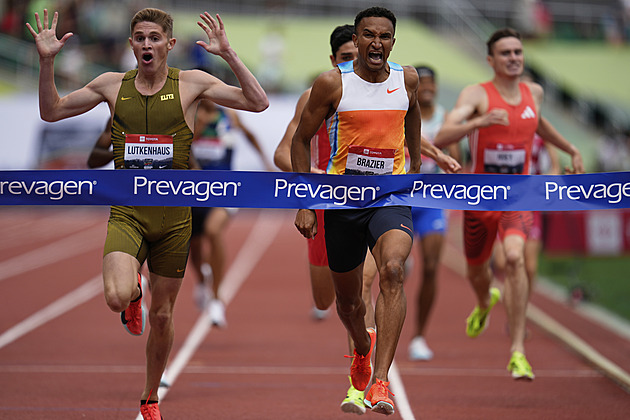 Snad mě ve škole omluví. Americké atlety šokoval teenager, finišem překvapil i sebe