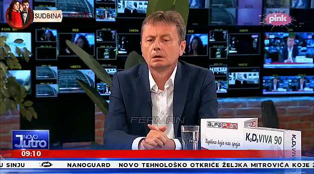Srbský ministr dostal mrtvici během přímého přenosu. Z ničeho nic začal koktat