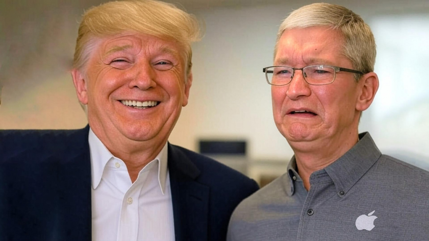 Tim Cook masíruje Trumpovi ego. Prezidentovi daroval sošku z 24karátového zlata