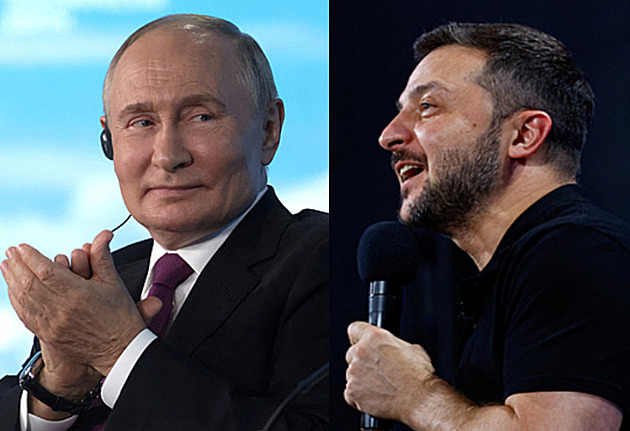 Nejsem proti setkání se Zelenským, zatím k tomu ale nejsou podmínky, řekl Putin