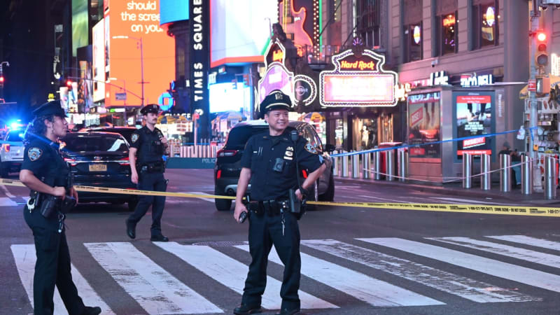 Střelba na slavném newyorském náměstí Times Square: Na místě zůstali tři zranění