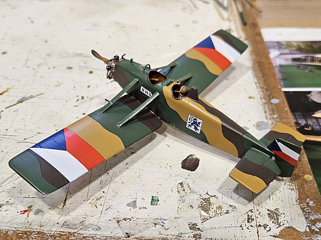 Poklad ze sklepa zažehl zrod modeláře. Krásná Avia BH-11 byla jasná volba